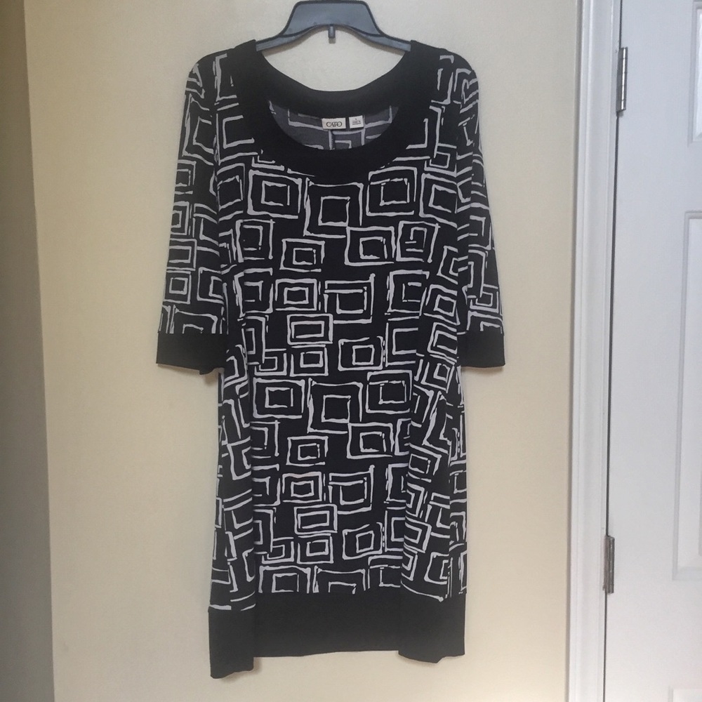 2/20$ Cato Retro Geometric Dress